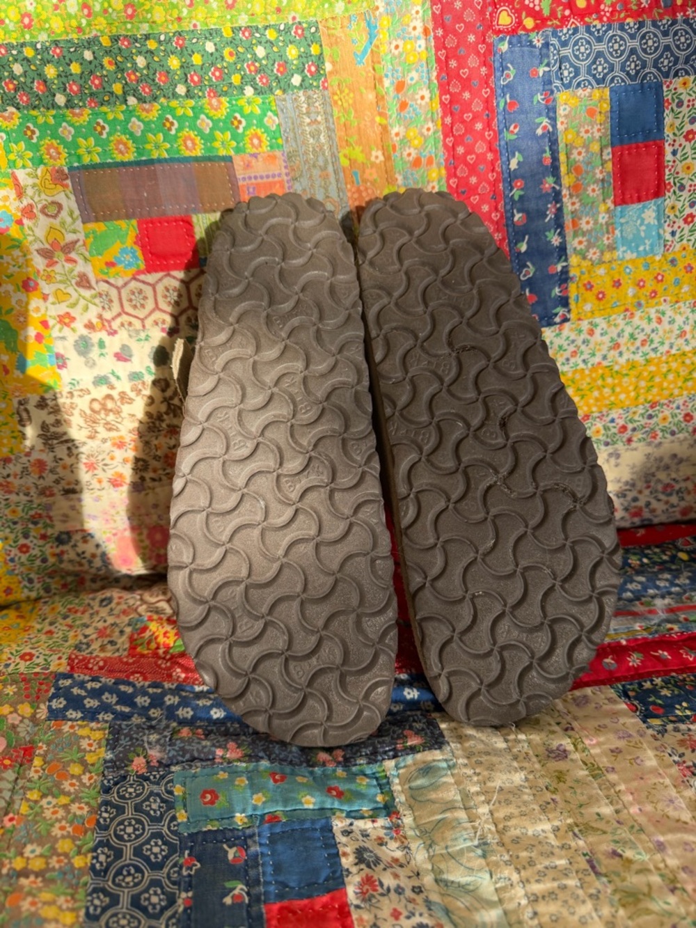Birkenstock Taupe Boston Clogs - Picture 6 of 9